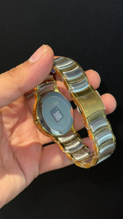 Rado Centrix | Gold Two Tone | Silver Dial