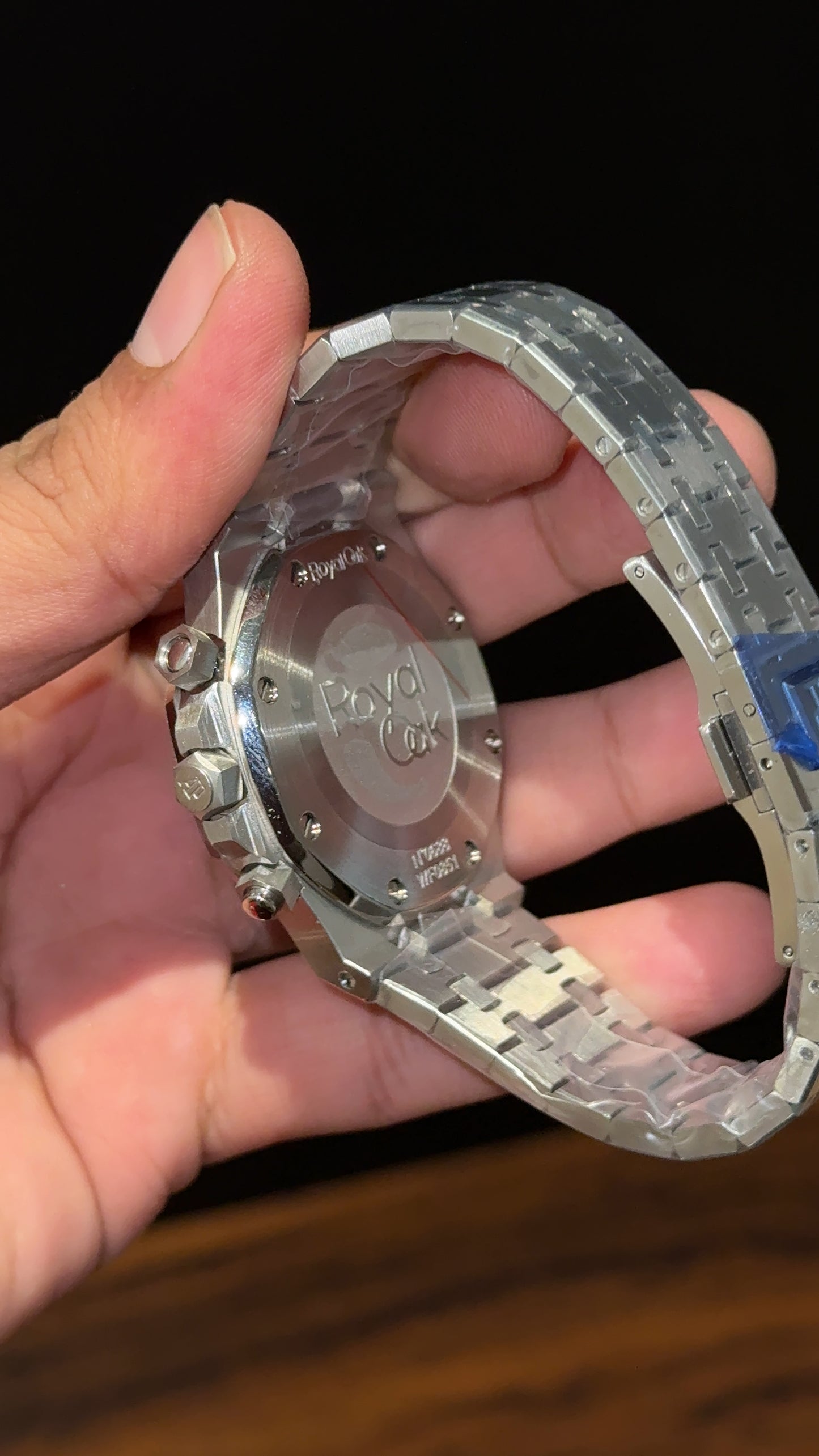 AP | Silver Chain | Chrono | Black Dial