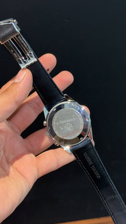 Tag Carrera  | Calibre 16 | Blue Strap | DayDate |  Chrono | White Dial