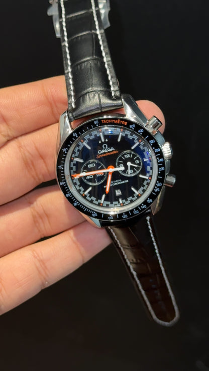 Omega Speedmaster | Black Bezel | Black Strap | Chrono | Black Dial