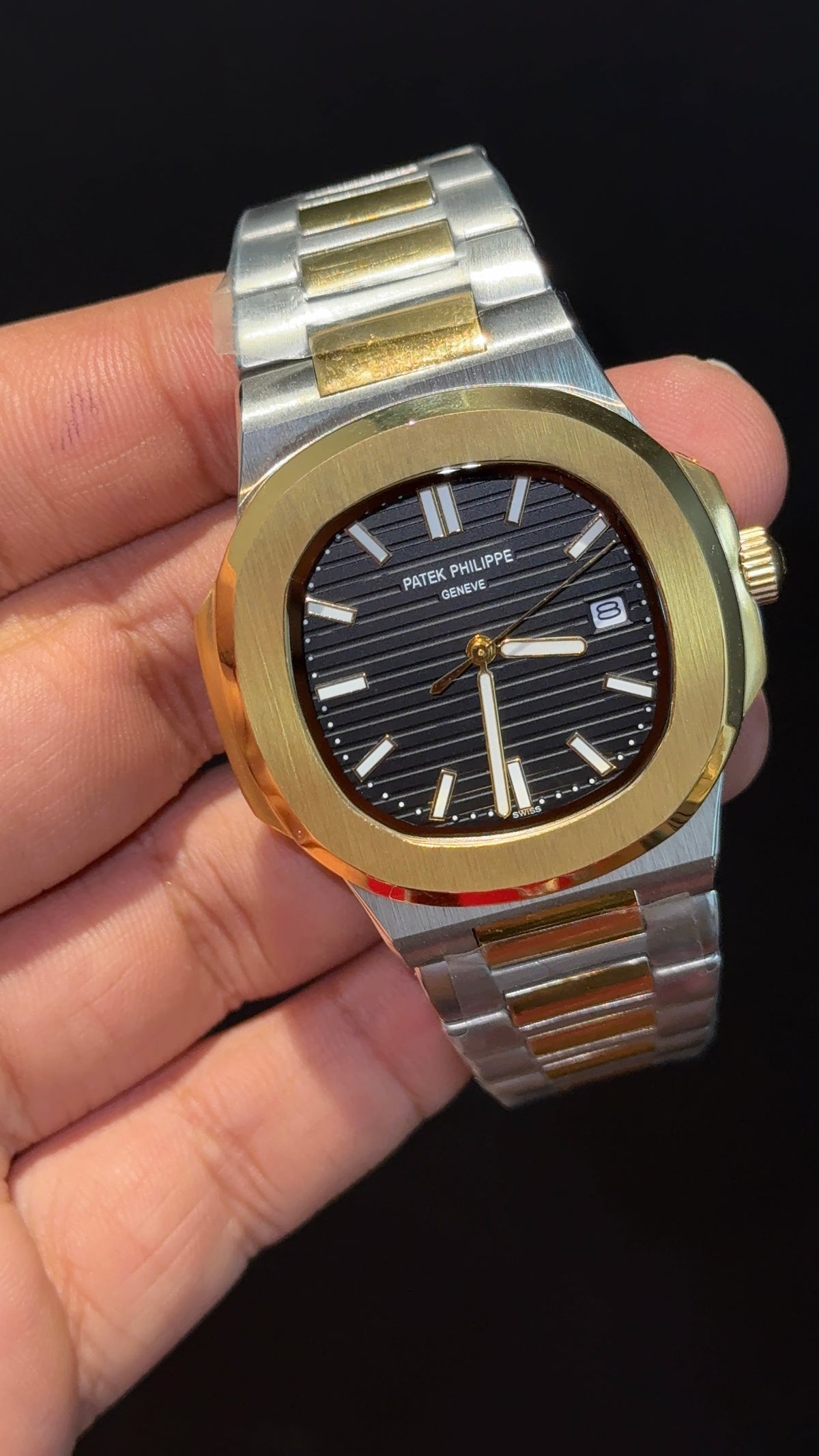 PP Auto | Gold Two Tone | Black Dial