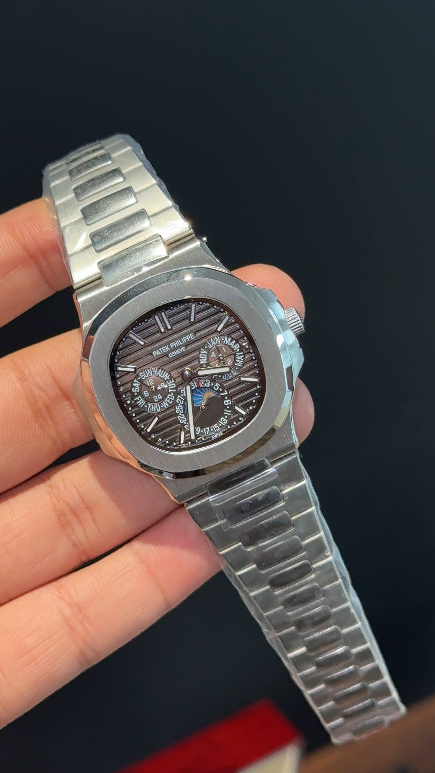 Pp Auto | Silver Chain | Chrono Edition | Grey Dial