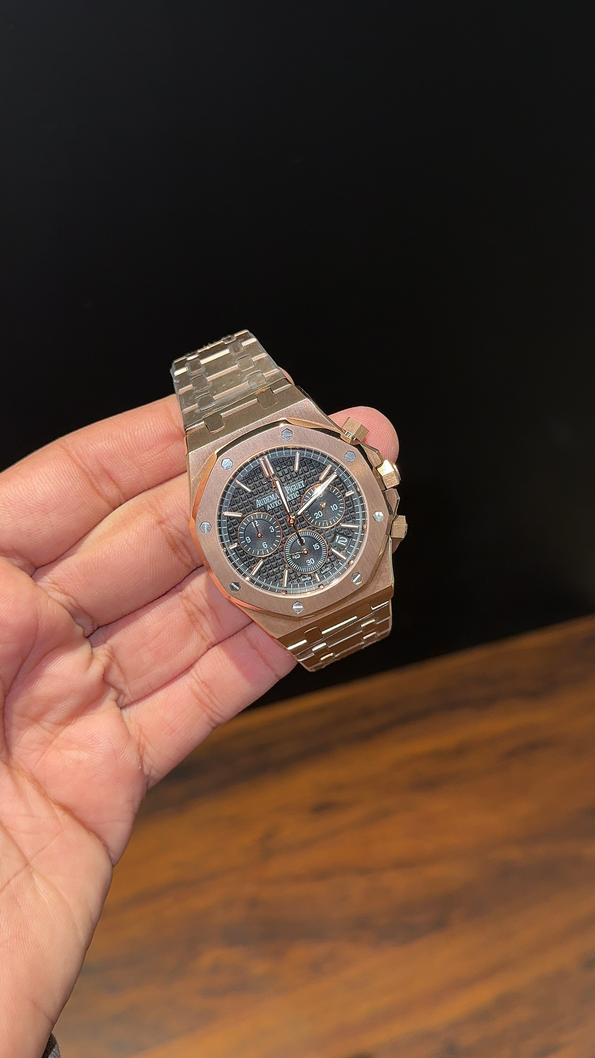 AP | Rose Chain | Chrono | Black Box Dial - twentyfour