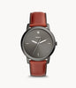 Fossil Men’s Quartz Leather Strap Grey Dial 42mm FS5479
