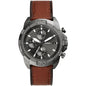 Fossil Men’s Quartz Brown Leather Strap Grey Dial 44mm FS5855 - twentyfour