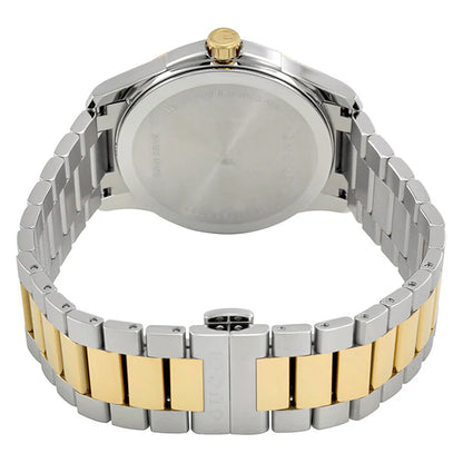 Gucci Men’s Swiss Made Quartz Stainless Steel Silver Dial 38mm Watch YA126474