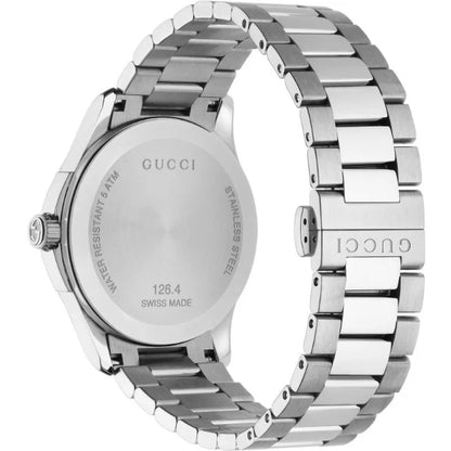 Gucci Unisex | Quartz Stainless Steel Silver Dial 38mm  YA126459