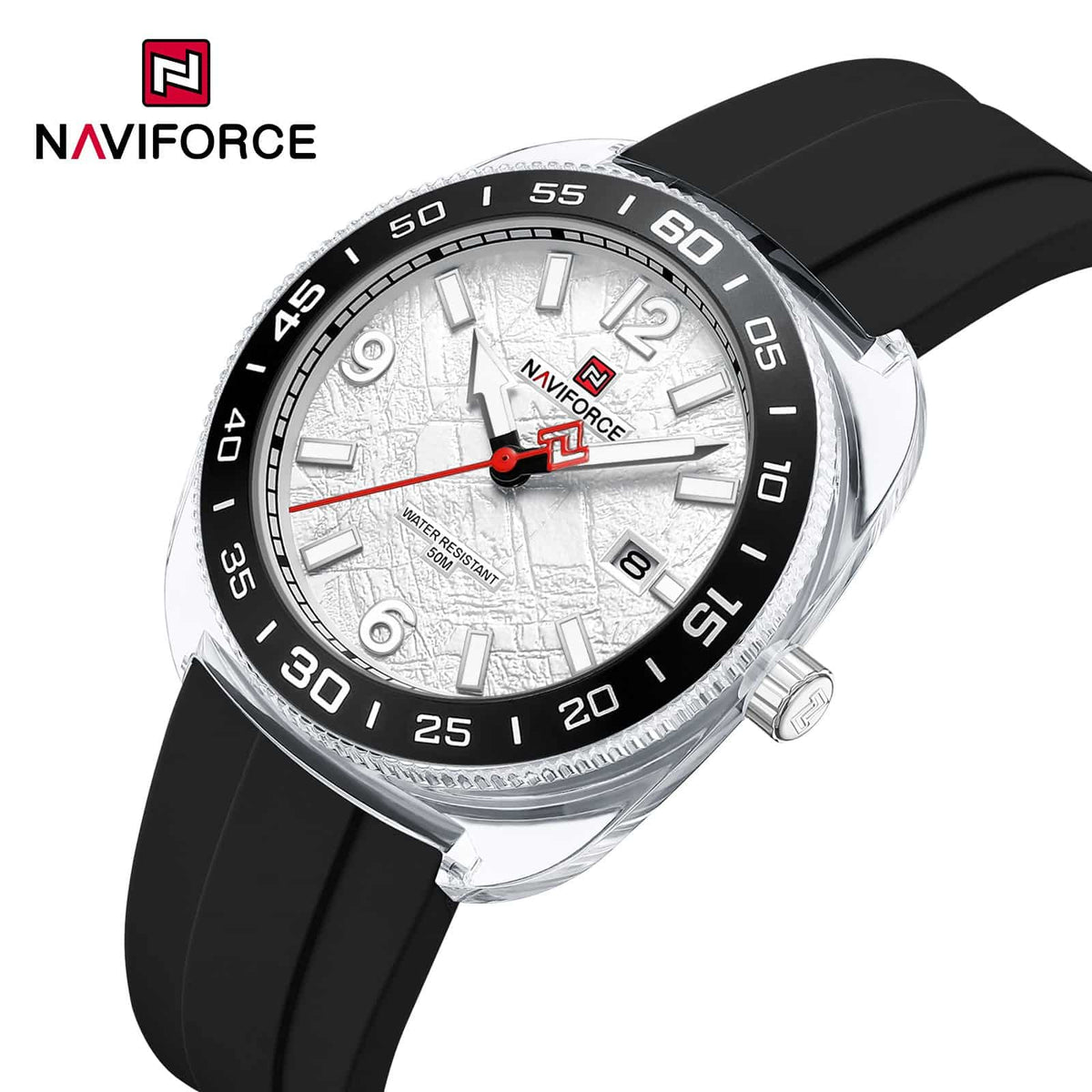 Naviforce NF-7132 Textured Dial Sport Watch