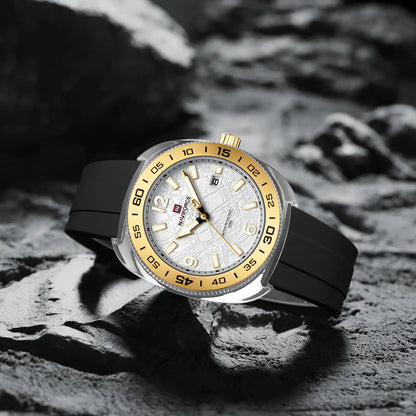 Naviforce NF-7132 Textured Dial Sport Watch