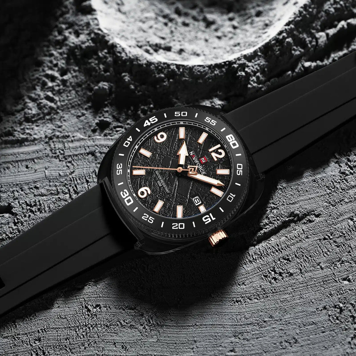 Naviforce NF-7132 Textured Dial Sport Watch