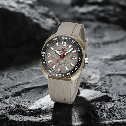 Naviforce NF-7132 Textured Dial Sport Watch