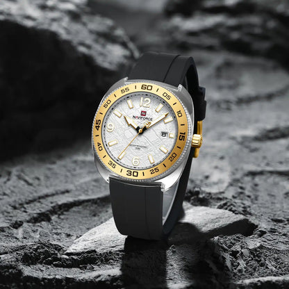 Naviforce NF-7132 Textured Dial Sport Watch