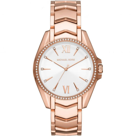 Michael Kors Women’s Quartz Stainless Steel White Dial 38mm Watch MK6694