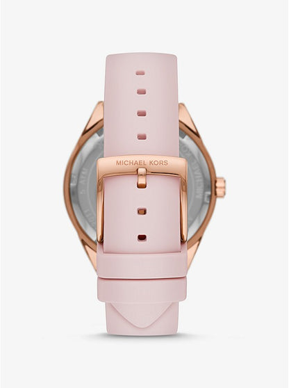 Michael Kors Women’s Silicone Strap Pink Dial 40mm MK6946