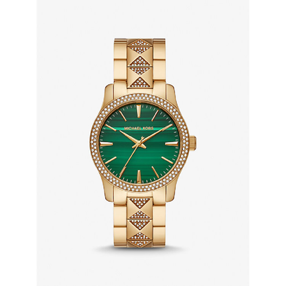 Michael Kors Women’s | Stainless Steel Green Dial 38mm Watch MK7390