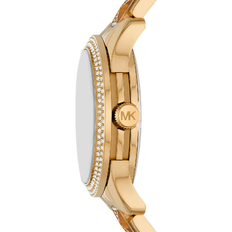 Michael Kors Women’s Gold Stainless Steel Copper Dial 38mm Watch MK7389