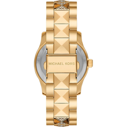 Michael Kors Women’s Gold Stainless Steel Copper Dial 38mm Watch MK7389