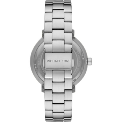 Michael Kors Men’s Quartz Silver Stainless Steel Black Dial 42mm Watch MK9133
