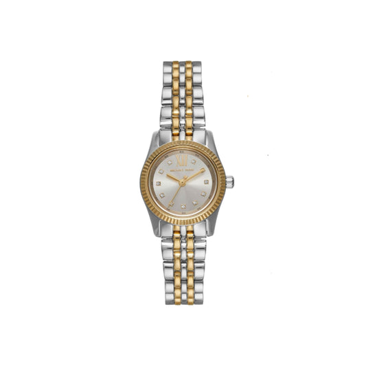 Michael Kors Women’s Quartz Two-Tone Stainless Steel Silver Dial 26mm MK4815