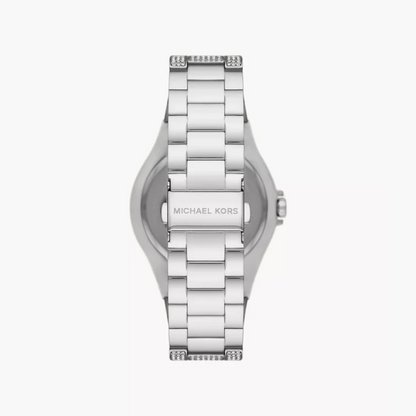 Michael Kors Women’s Silver Stainless Steel Navy Blue Dial 41mm Watch MK6990