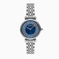 Emporio Armani Women’s Quartz Silver Stainless Steel Blue Dial 32mm Watch AR11627 - twentyfour