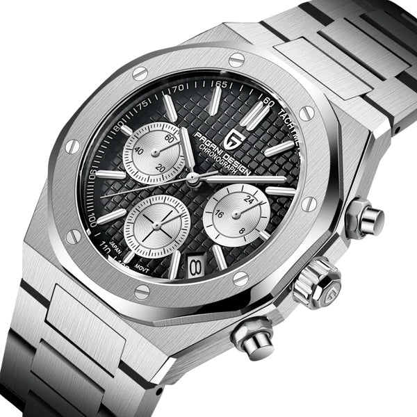 Pagani Design AP Silver Black Dial PD-1707