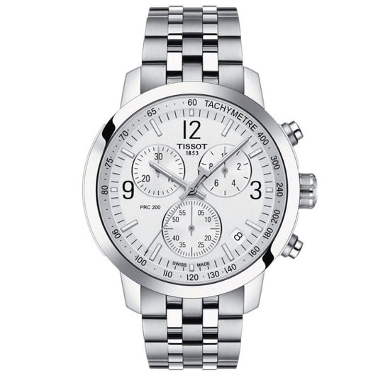 TISSOT Men’s Quartz Swiss Made Silver Stainless Steel Silver Dial 42mm Watch T114.417.11.037.00