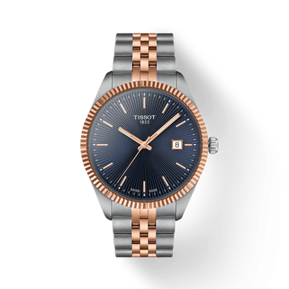 TISSOT Men’s Quartz Swiss Made Two-tone Stainless Steel Blue Dial 40mm Watch T156.410.22.041.00