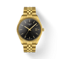 TISSOT Men’s Quartz Swiss Made Gold Stainless Steel Black Dial 40mm Watch T156.410.33.051.00