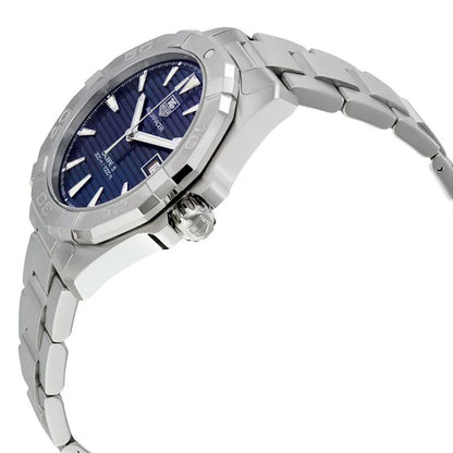 Tag Heuer Aquaracer Men’s Automatic Swiss Made Silver Stainless Steel Blue Dial 43mm WAY2012.BA0927 - twentyfour