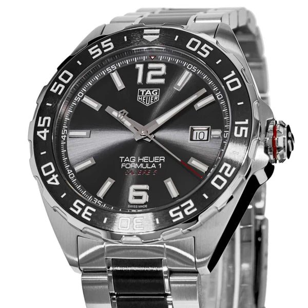 Tag Heuer Calibre 5 Two-Tone Stainless Steel Black Dial Automatic Watch for Gents | WAZ2011.BA0843 - twentyfour