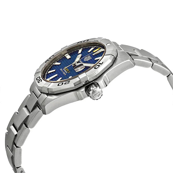 Tag Heuer Aquaracer Men’s Automatic Swiss Made Silver Stainless Steel Blue Dial 41mm | WBD2112.BA0928