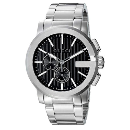 Gucci Men’s | Quartz Stainless Steel Silver Dial 44mm YA101204