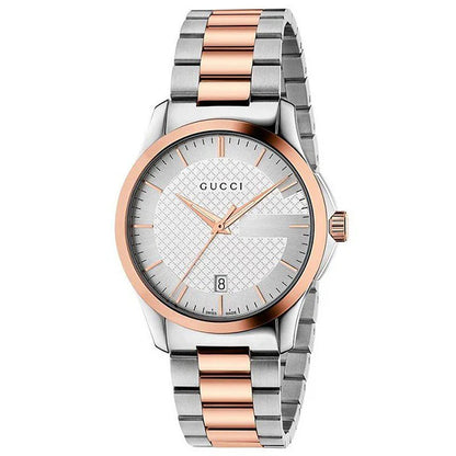 ucci Men’s | Quartz Stainless Steel Silver Dial 38mm  YA126473