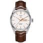 Tag Heuer Carrera Men’s Automatic Swiss Made Brown Leather Strap White Dial 41mm WAR201D.FC6291 - twentyfour
