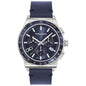 Ferragamo Men’s Swiss Made Quartz Blue Leather Strap Blue Dial 42mm Watch SFKZ00223