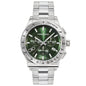 Ferragamo Men’s Swiss Made Quartz Silver Stainless Steel Green Dial 42mm Watch SFKZ00423