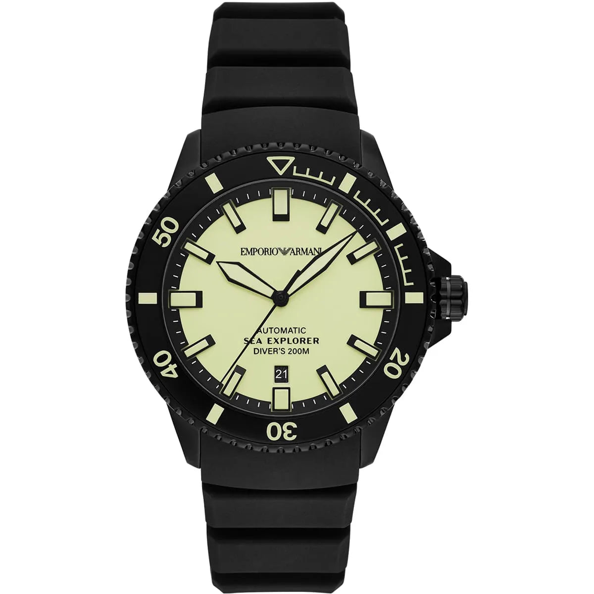 Emporio Armani  Men's Watch Sea Explorer AUTOMATIC-SEA-EXPLORER-DIVER’S AR 60085