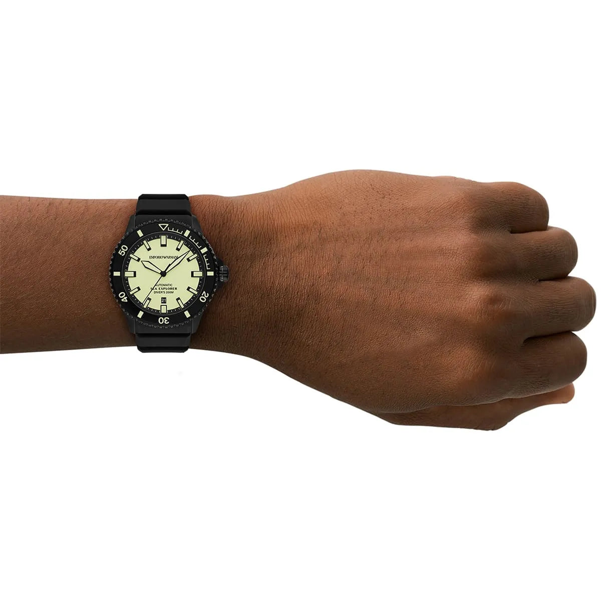 Emporio Armani  Men's Watch Sea Explorer AUTOMATIC-SEA-EXPLORER-DIVER’S AR 60085