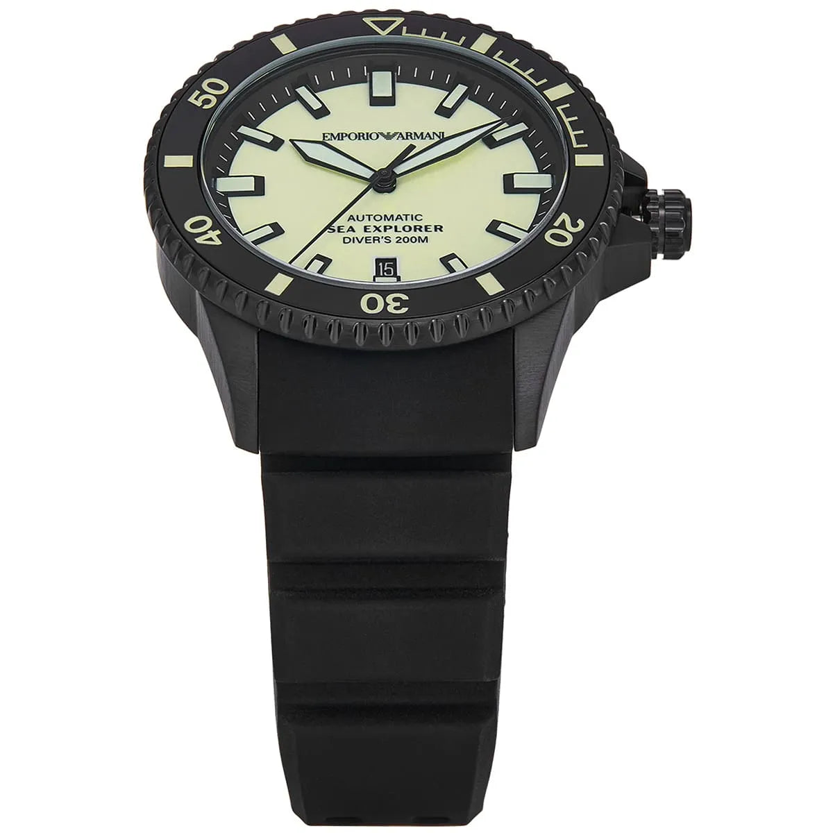 Emporio Armani  Men's Watch Sea Explorer AUTOMATIC-SEA-EXPLORER-DIVER’S AR 60085