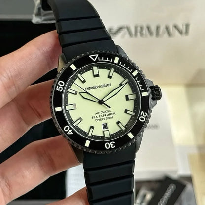 Emporio Armani  Men's Watch Sea Explorer AUTOMATIC-SEA-EXPLORER-DIVER’S AR 60085