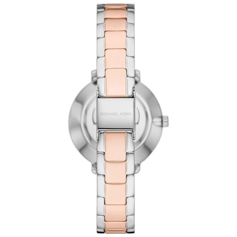 Michael Kors Women’s Quartz Two Tone Stainless Steel Mother Of Pearl Dial 32mm Watch MK1066