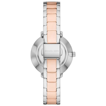 Michael Kors Women’s Quartz Two Tone Stainless Steel Mother Of Pearl Dial 32mm Watch MK1066