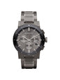 Burberry Men’s  Black Stainless Steel Dark Grey Dial 42mm Watch BU9381