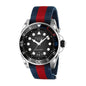 Gucci Men’s | Quartz Nylon Strap Black Dial 45mm Watch YA136210