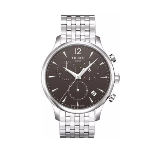 TISSOT Men’s Quartz Swiss Made Stainless Steel Black Dial 42mm Watch T063.617.11.057.00