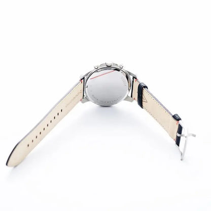 Fossil Men’s Chronograph Quartz Leather Strap Multi Color Dial 44mm Watch FS5373 - twentyfour