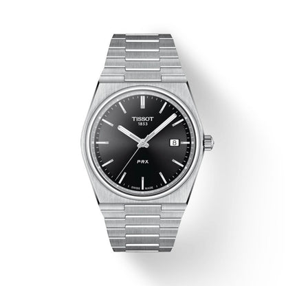 TISSOT Men’s Quartz Swiss Made Stainless Steel Black Dial 40mm Watch T137.410.11.051.00