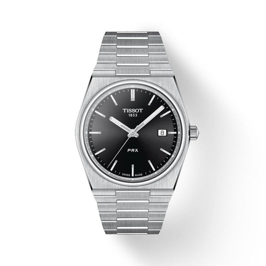 TISSOT Men’s Quartz Swiss Made Stainless Steel Black Dial 40mm Watch T137.410.11.051.00