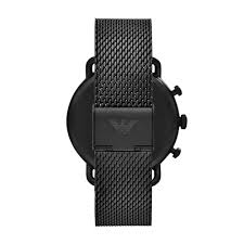 Emporio Armani Men’s Chronograph Quartz Stainless Steel Black Dial 43mm AR 11264